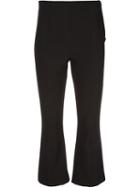 A.l.c. Cropped Flared Trousers - Black