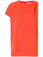 Victoria Victoria Beckham Asymmetric Oversized T-shirt - Yellow &