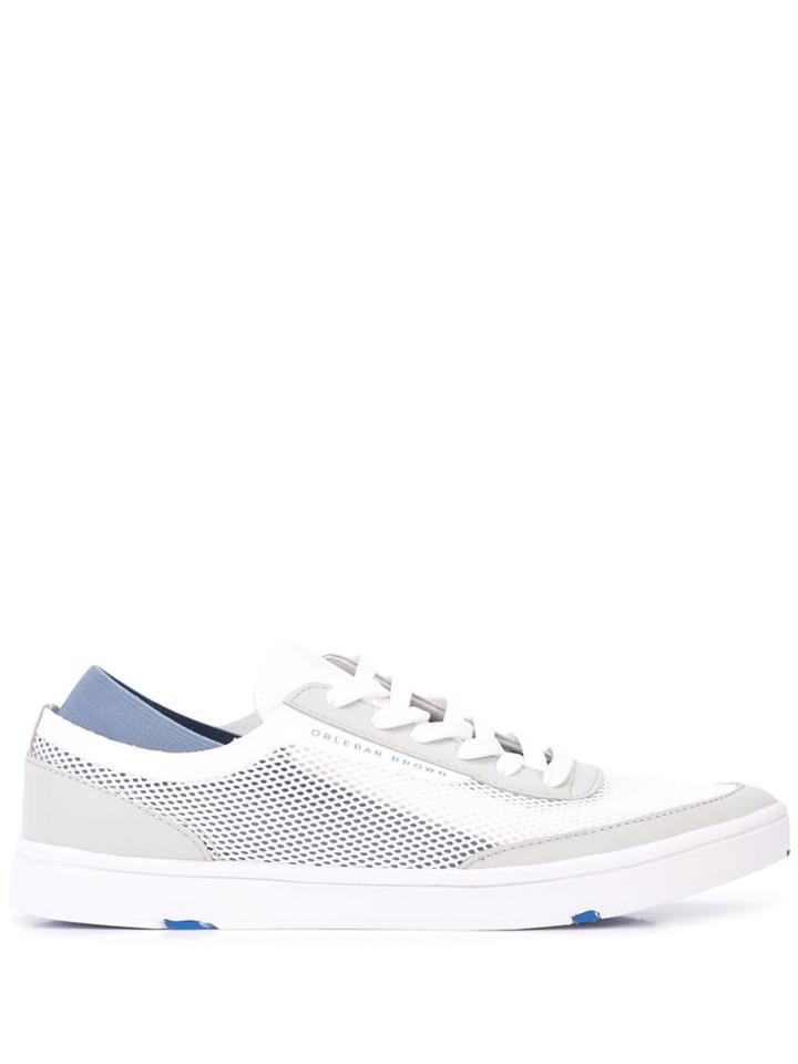 Orlebar Brown Larson Perforated Sneakers - White