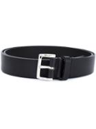 Dsquared2 Rectangular Buckle Belt, Men's, Size: 85, Black, Calf Leather
