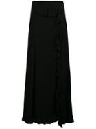 Iro Ruffle Trim Skirt - Black