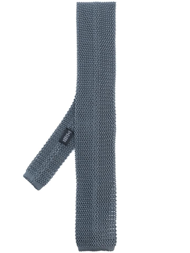 Gosha Rubchinskiy Woven Square-tip Tie - Grey