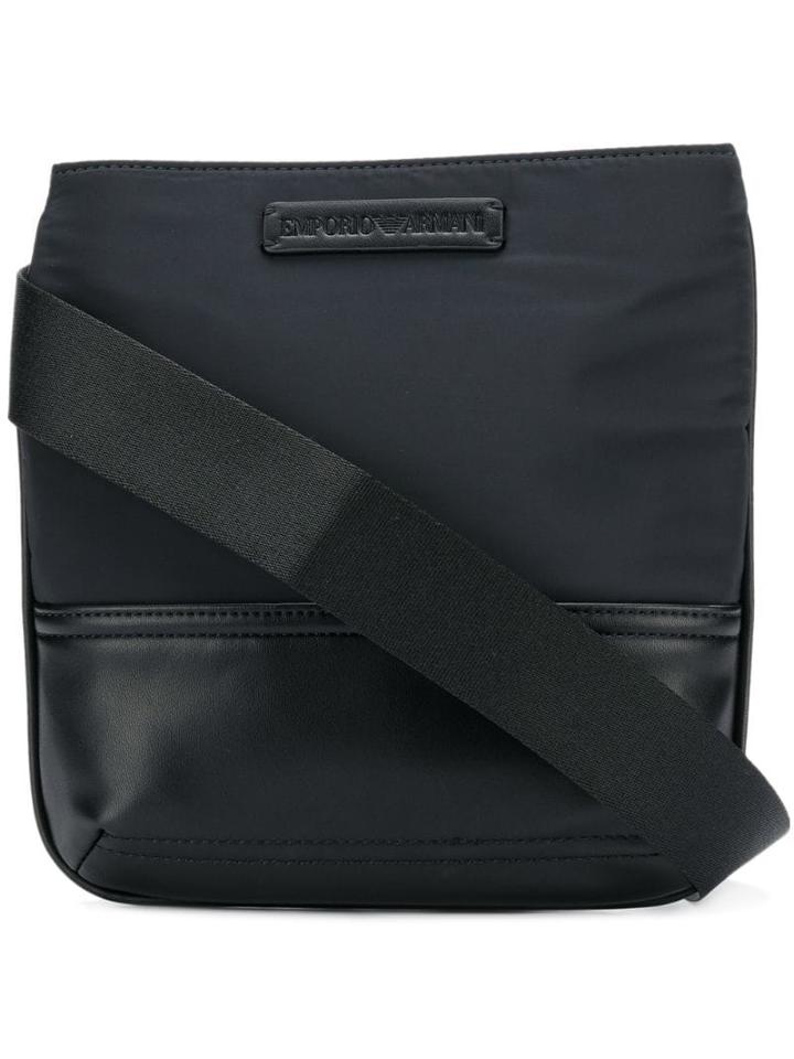 Emporio Armani Logo Messenger Bag - Blue