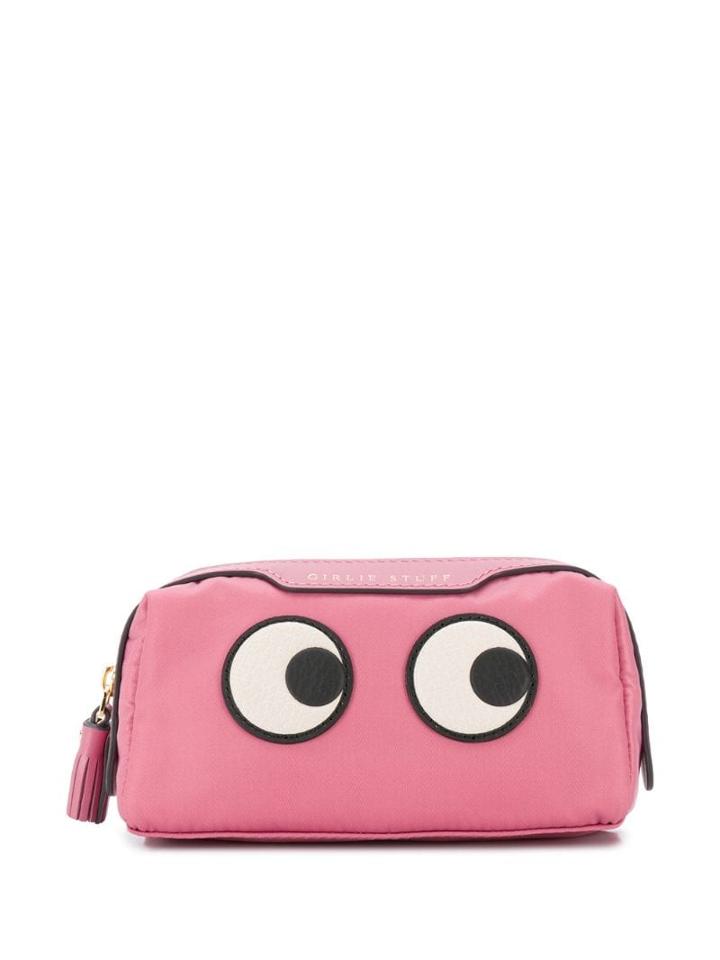 Anya Hindmarch Eye Patch Make-up Bag - Pink