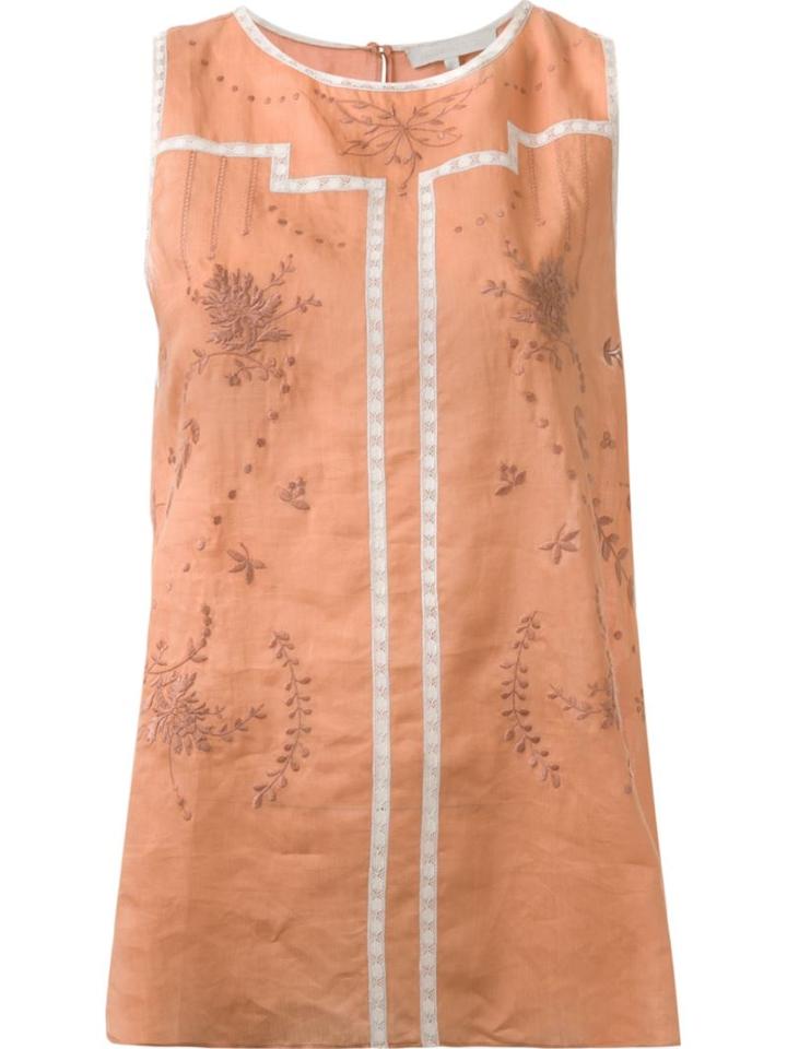 Vanessa Bruno Embroidered Tank Top