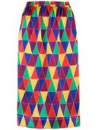 Reinaldo Lourenço Geometric Print Skirt - Multicolour