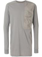 Rick Owens Drkshdw Chest Panel Jersey Top - Grey