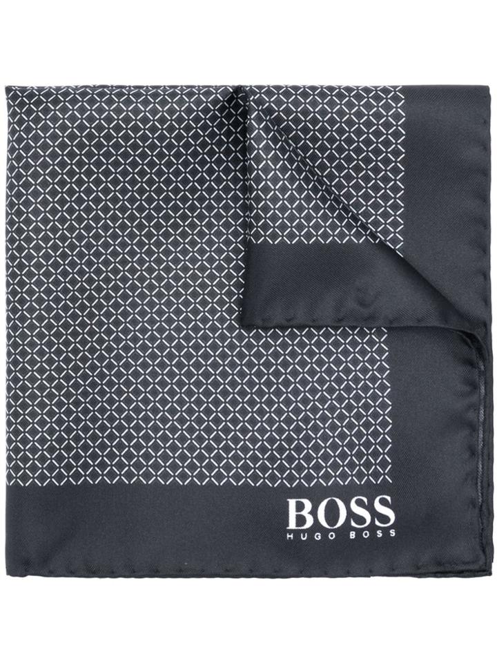 Boss Hugo Boss Printed Pocket Square - Black