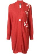 Lorena Antoniazzi Embroidered Oversized Cardigan - Orange