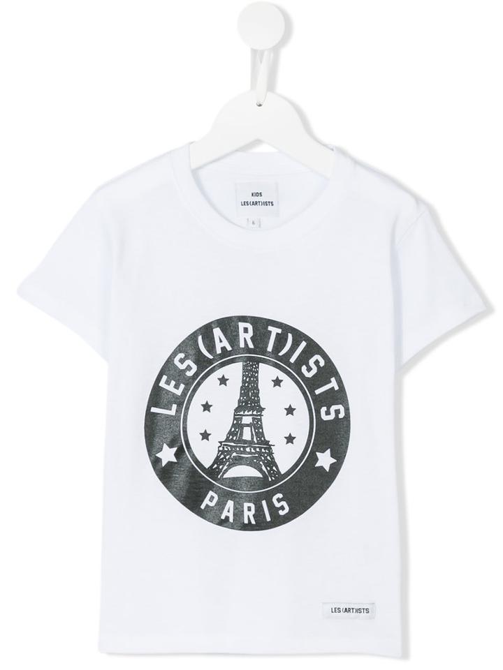 Les (art)ists - Paris Print T-shirt - Kids - Cotton - 12 Yrs, White
