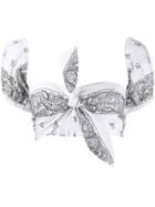 Forte Dei Marmi Couture Cropped Bandana Top - White