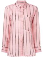 Isabel Marant Étoile Yvana Striped Buttondown Shirt - Pink