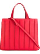 Max Mara Large Whitney Tote, Women's, Red, Calf Leather