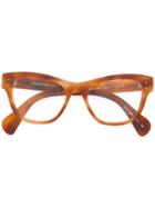 Oliver Peoples - Parsons Glasses - Unisex - Acetate - 51, Yellow/orange, Acetate