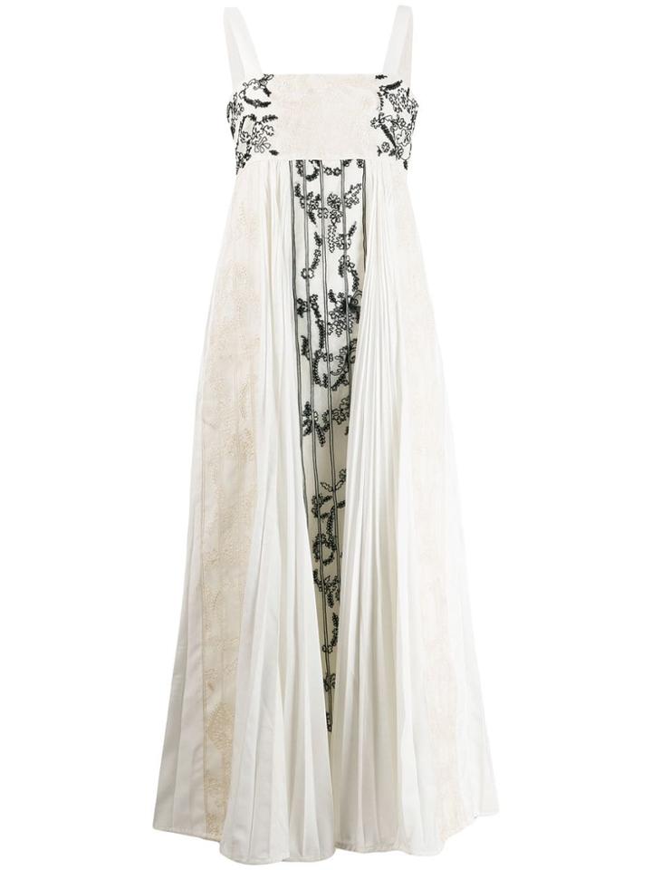 Rahul Mishra Echecs Lace Dress - White