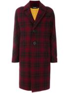 Dsquared2 Checked Single Breasted Coat