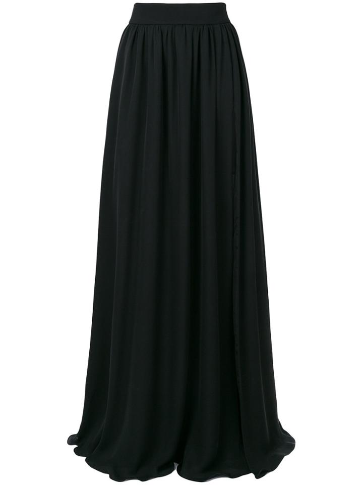 Fausto Puglisi High Waisted Long Skirt - Black