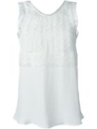 Ermanno Scervino Lace Overlay Tank Top