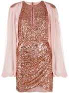 Giamba Sequin Embroidred Dress - Pink