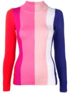 Paper London Dolly Rainbow Stripe Sweater - Pink & Purple