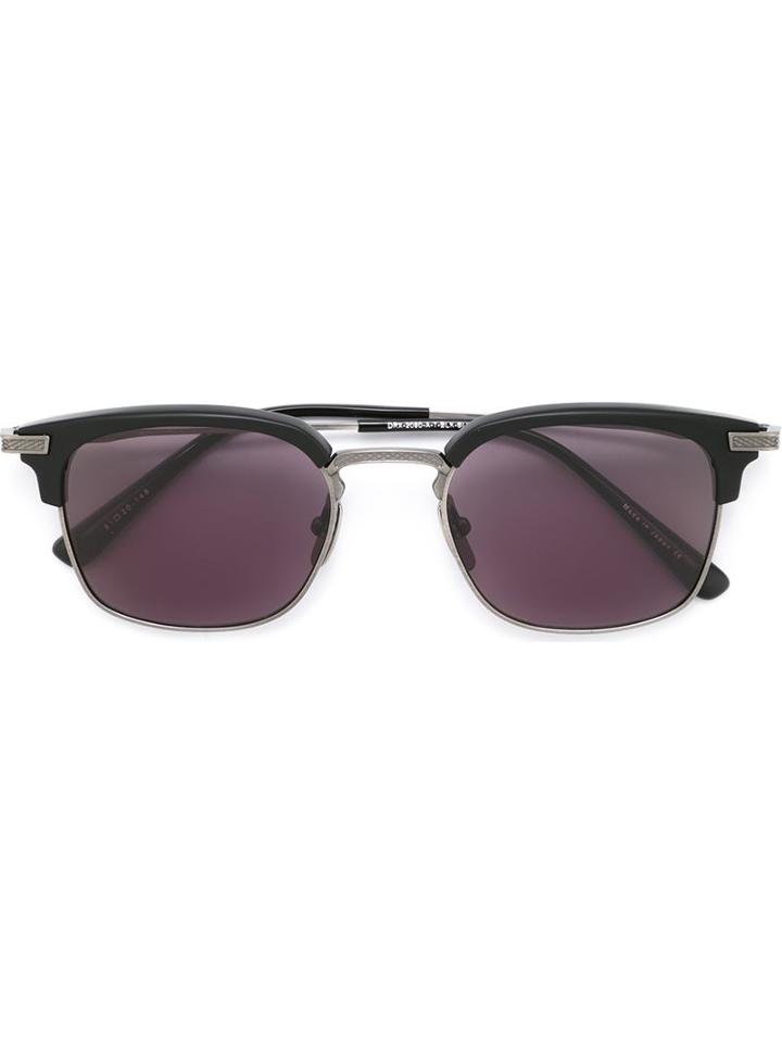 Dita Eyewear Square Frame Sunglasses, Women's, Black, Titanium