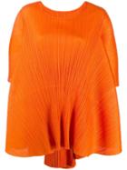 Pleats Please By Issey Miyake Boxy Shift Dress - Orange