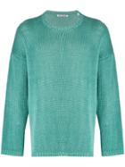 Our Legacy Oversized Knitted Jumper - Green