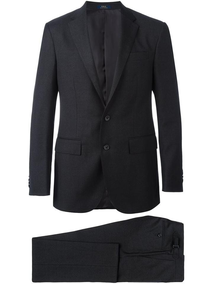 Polo Ralph Lauren Two Piece Suit, Men's, Size: 44, Grey, Cupro/wool