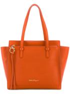 Salvatore Ferragamo Shoulder Bag, Women's, Yellow/orange, Calf Leather