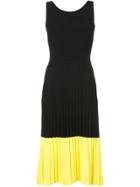Derek Lam 10 Crosby Sleeveless Pleated Dress - Black