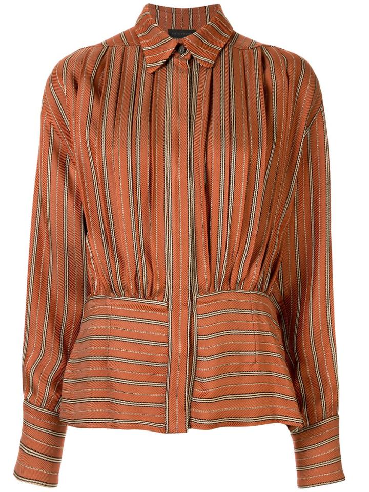 Anteprima Riga Jacquard Shirt - Brown
