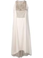 Brunello Cucinelli Sequin Embroidered Dress - Neutrals