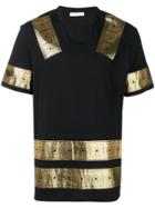 Versace Collection Foil Print T-shirt - Black