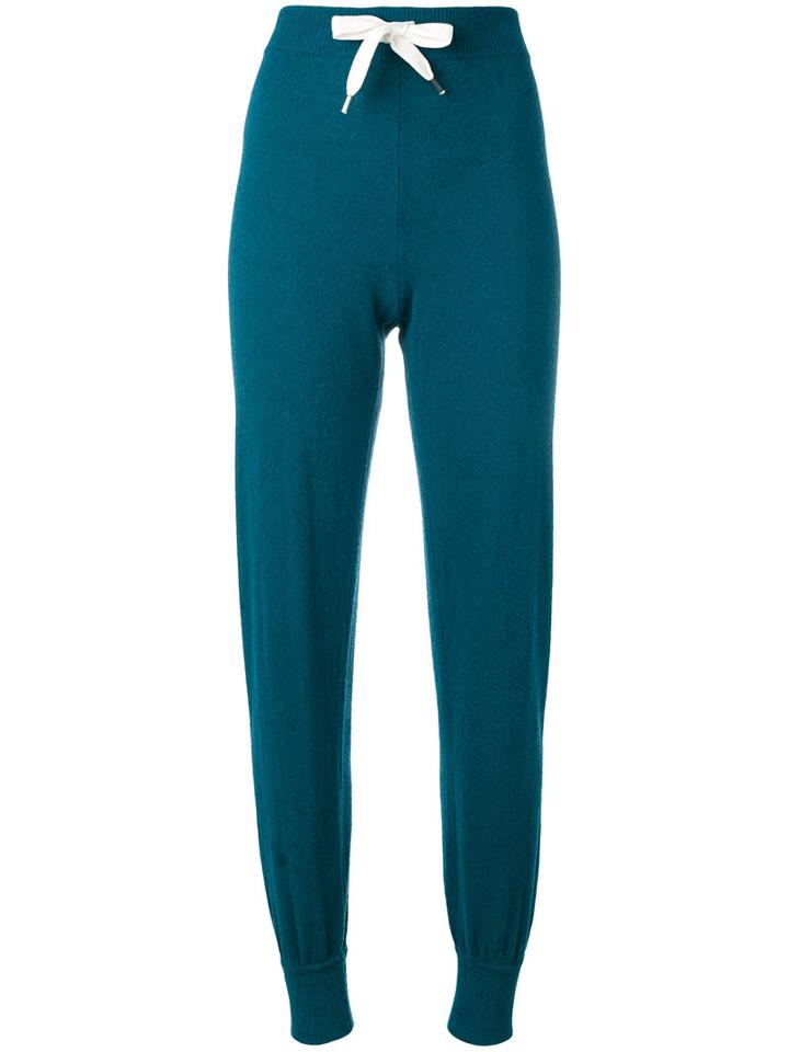 Roberto Collina - Track Trousers - Women - Cotton/polyamide - M, Women's, Green, Cotton/polyamide
