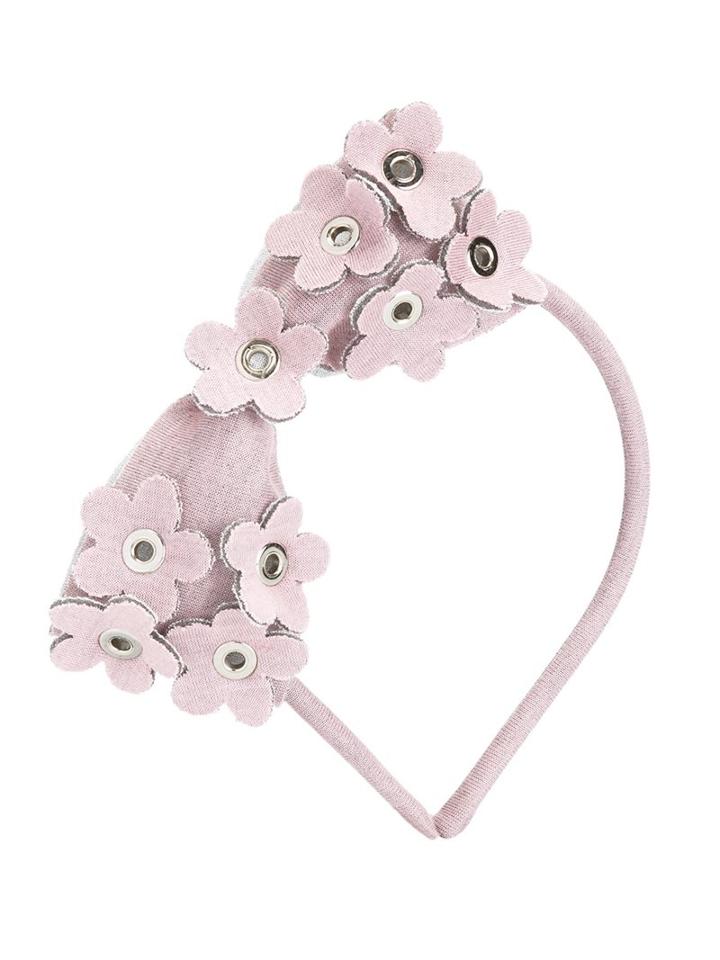 Simonetta Floral Embellished Headband, Girl's, Pink/purple