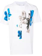 Neil Barrett Graphic Floral T-shirt - White