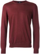 Fay Crew-neck Jumper - Red