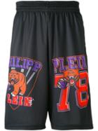 Philipp Plein - Sports Printed Shorts - Men - Polyester - L, Black, Polyester