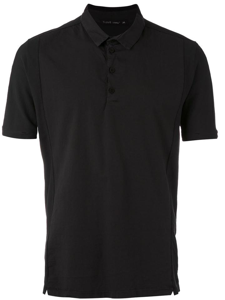 Transit - Classic Polo Top - Men - Cotton/spandex/elastane/linen/flax/polyamide - Xl, Black, Cotton/spandex/elastane/linen/flax/polyamide