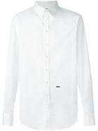Dsquared2 Classic Shirt, Men's, Size: 44, White, Cotton/spandex/elastane