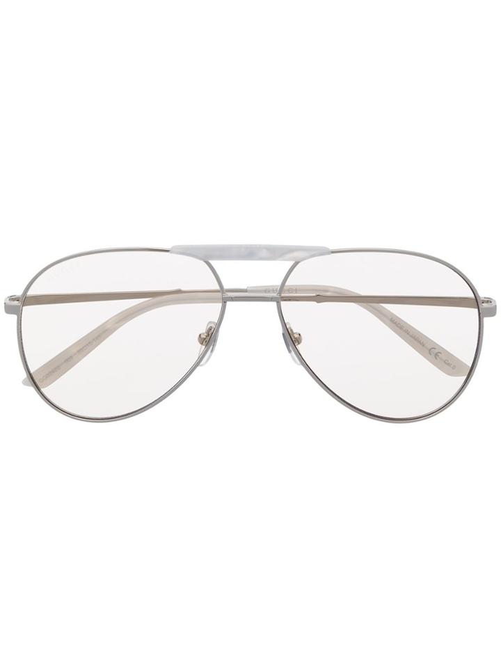 Gucci Eyewear Gucci Eyewear Gg0242s 009 Metal (other) - Metallic