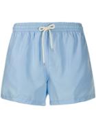 Nos Beachwear Plain Swim Shorts - Blue