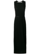 Isabel Benenato Belted Waist Dress - Black