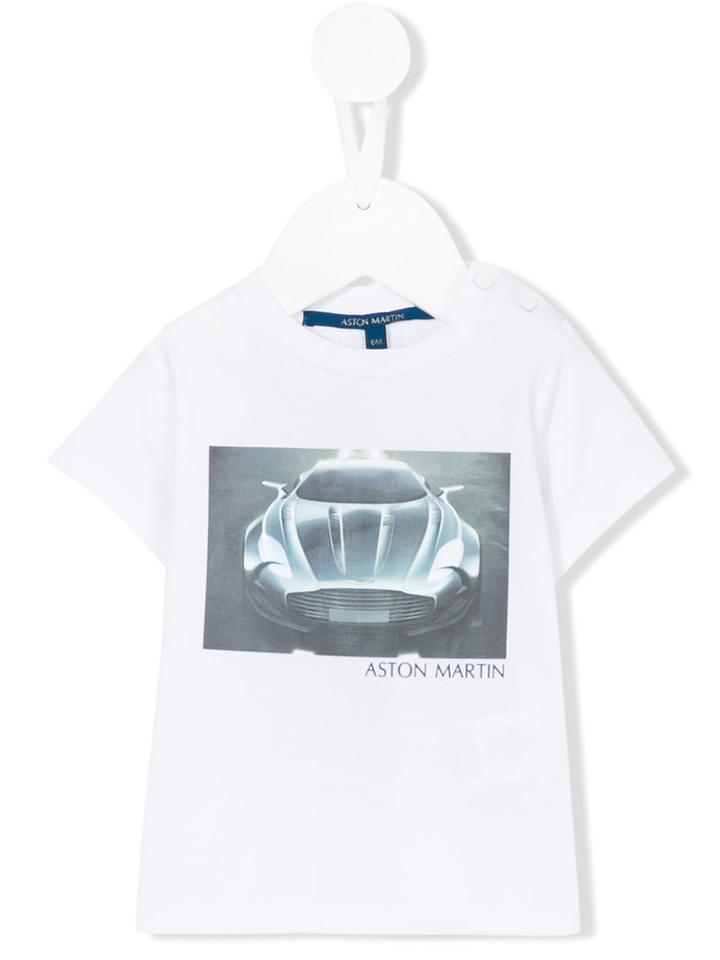 Aston Martin Kids - Car Print T-shirt - Kids - Cotton/spandex/elastane - 6 Mth, White