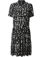 Paul Smith Black Label All Over Numbers Print Dress