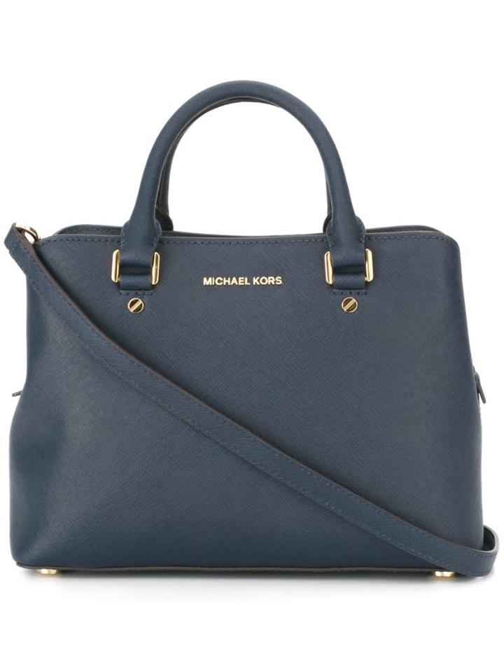 Michael Michael Kors Medium 'savannah' Tote, Women's, Blue
