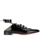 Givenchy Lace-up Ballerinas - Black