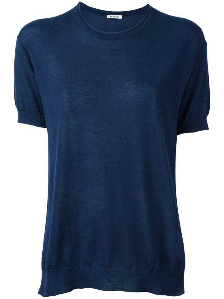 P.a.r.o.s.h. Woper Knitted Top - Blue