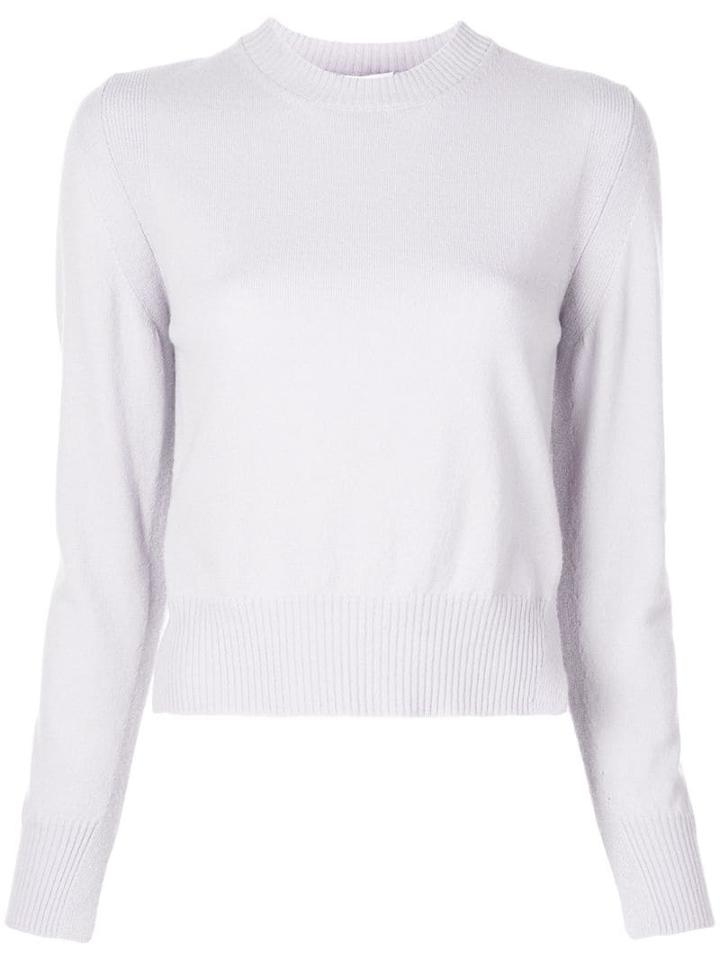 Rosetta Getty Cropped Jumper - Grey