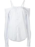 Hood By Air Popeline Off-shoulder Top